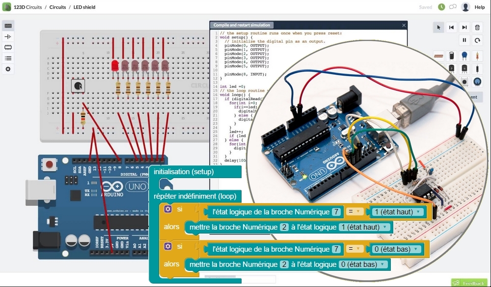 Activité 1-2 : Carte de prototypage rapide Arduino Uno